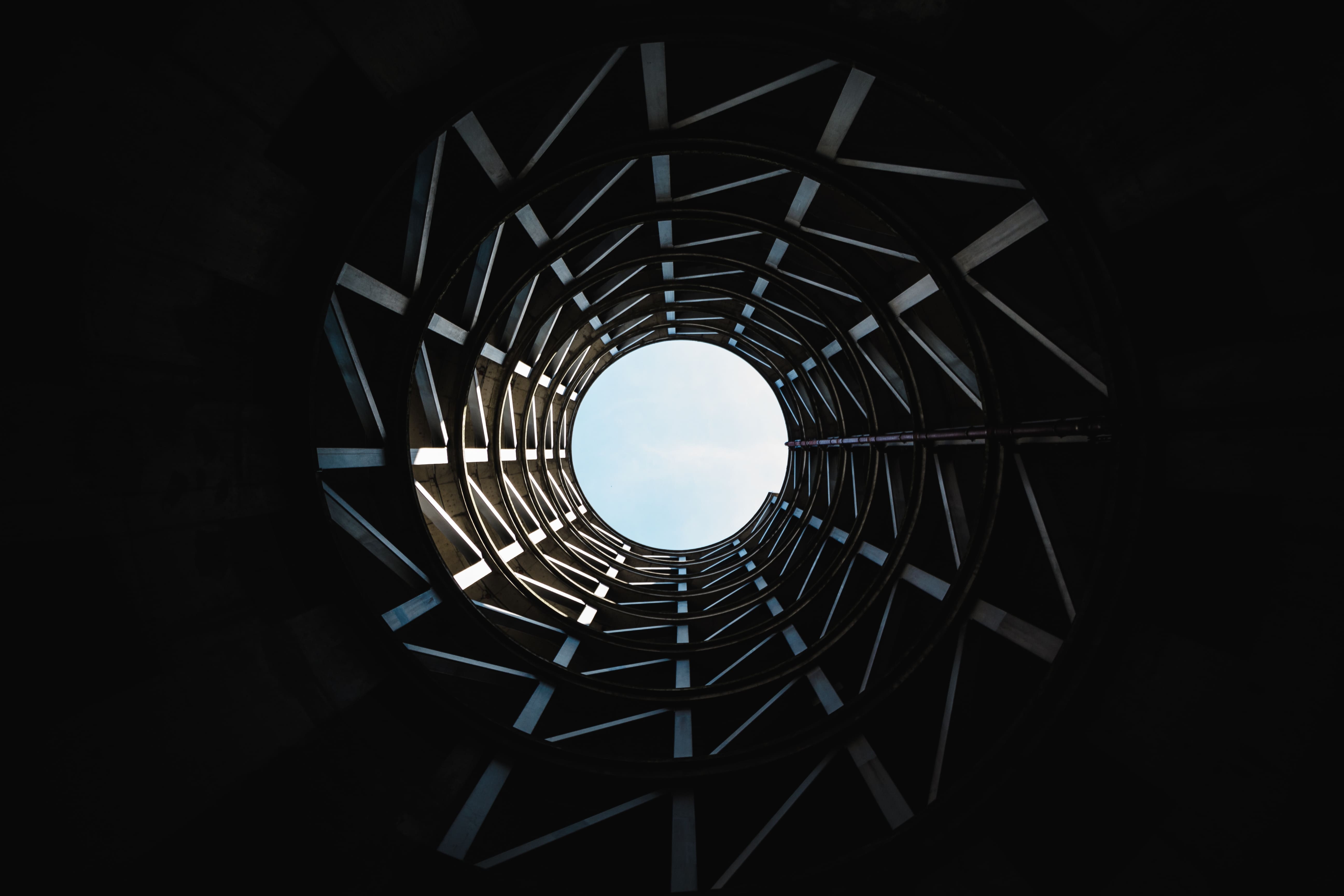 An image of light at the end of a cylindrical tunnel representing path to demand generation
