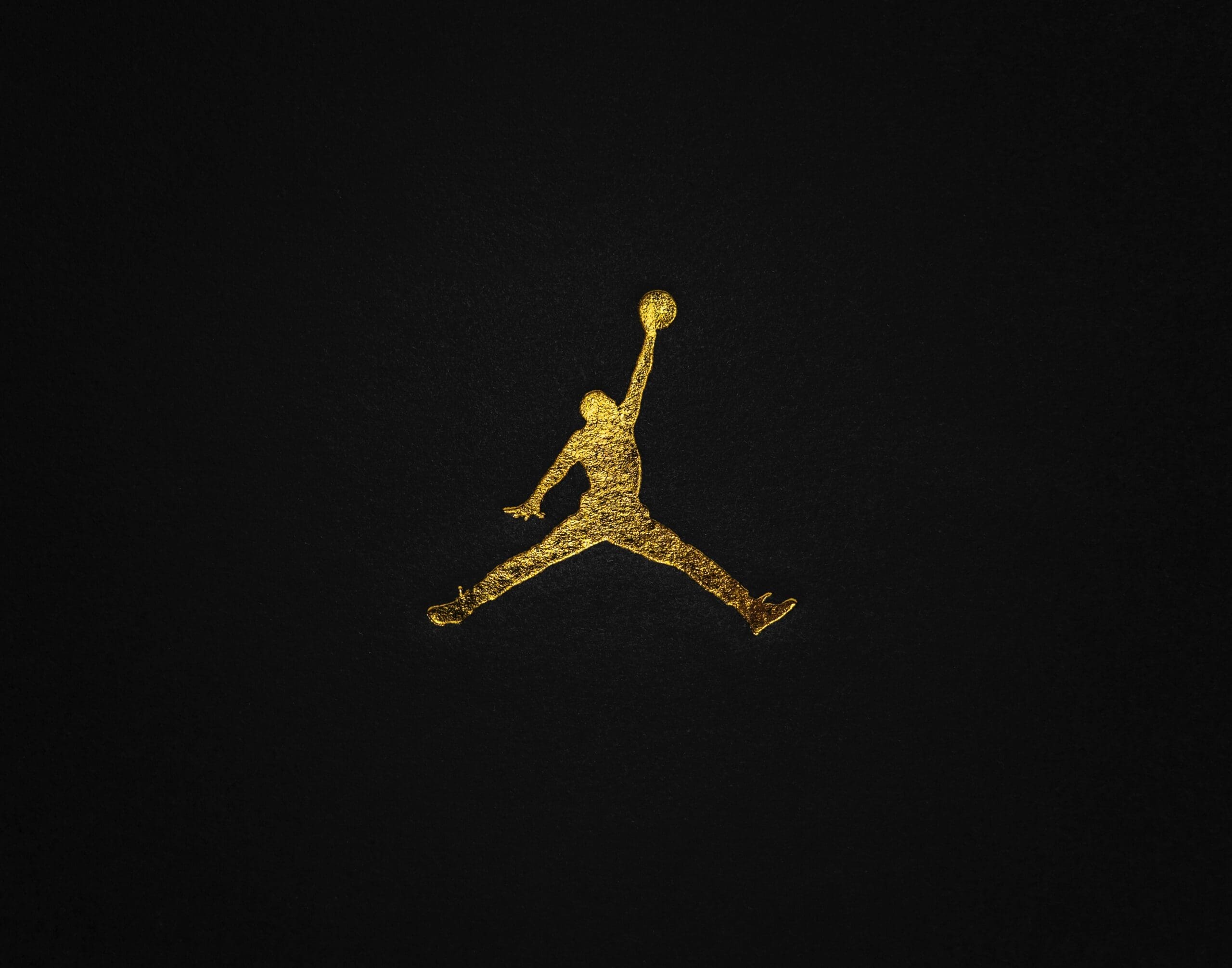 Gold Michael Jordan Air icon